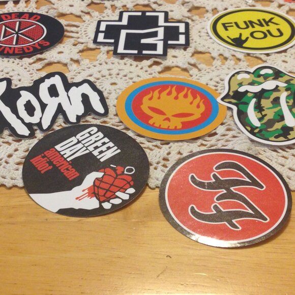Rock Music Stickers for cellphones, computers, laptops, lockers, hyroflask - Picture 4 of 6